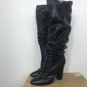 Sigerson Morrison over the knee leather boot